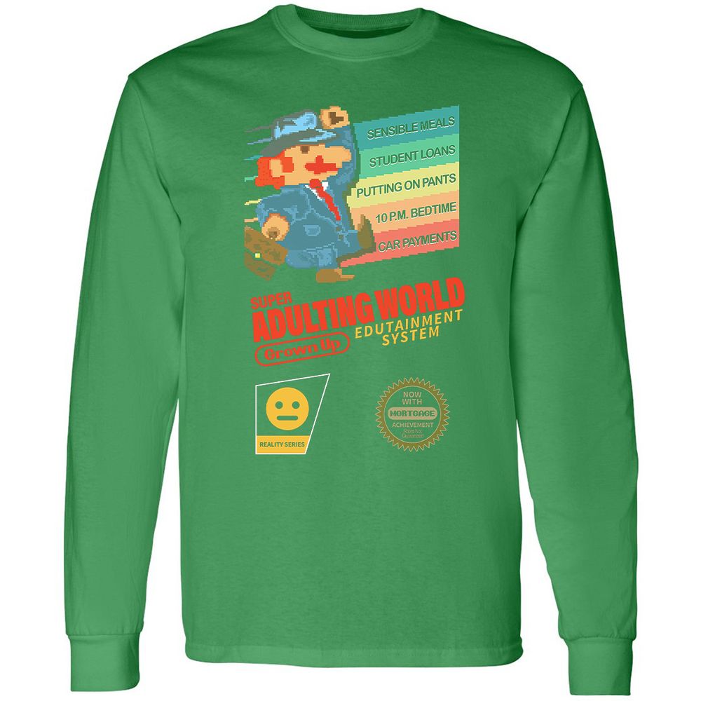 Long Sleeve T-Shirt - V1ZEH5SD - Irish Green - 10