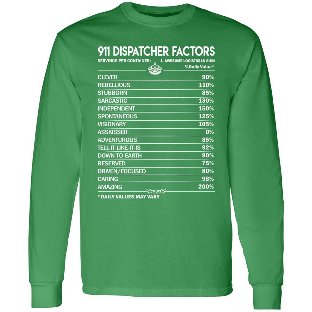 Long Sleeve T-Shirt - N2GZU92U - Irish Green - 10
