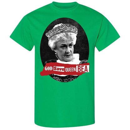 God Save Queen Bea - Irish Green - 10