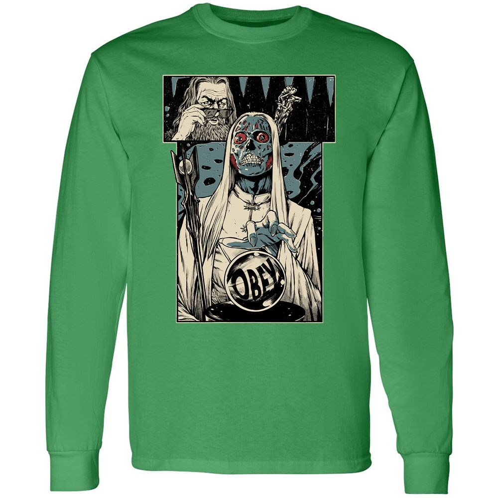 Long Sleeve T-Shirt - A7UUZTL2 - Irish Green - 10