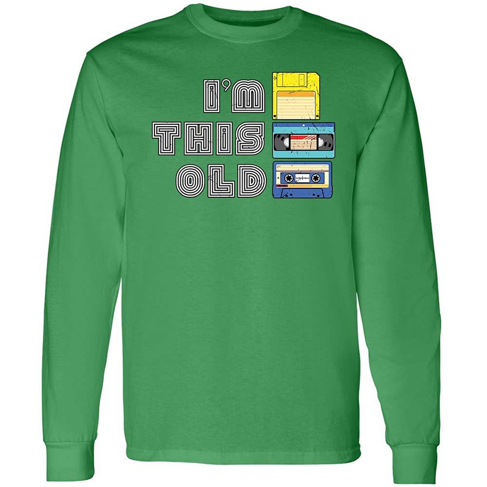 Long Sleeve T-Shirt - Black - Irish Green - 10