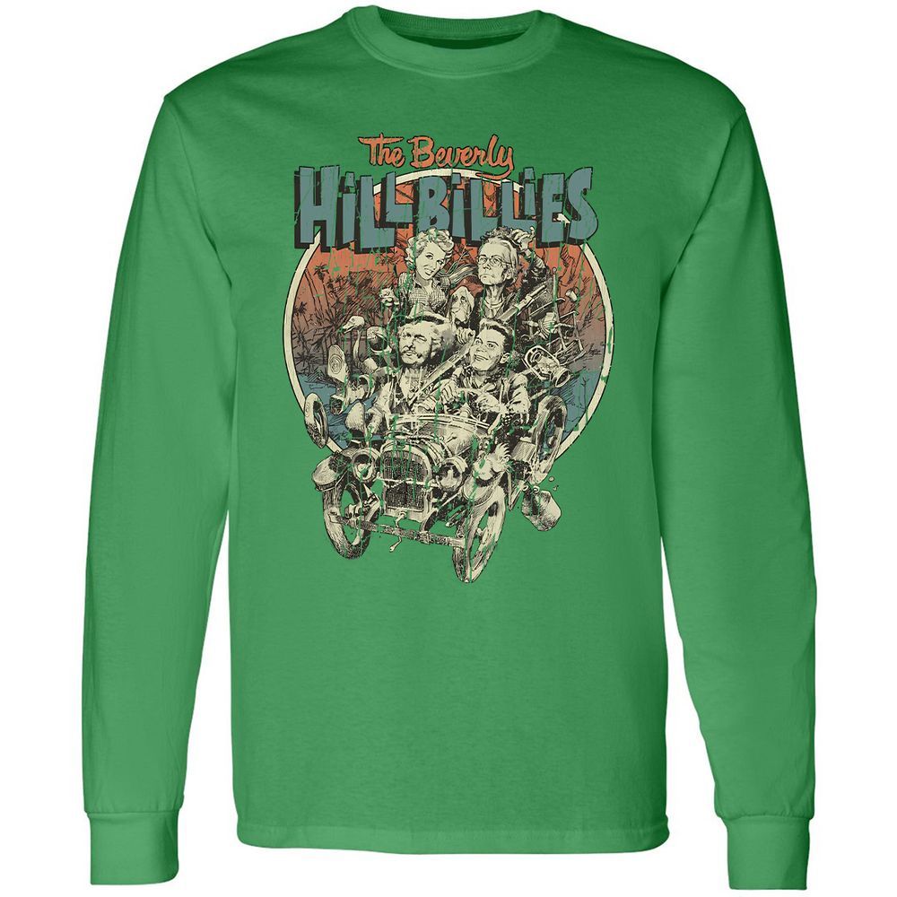 Long Sleeve T-Shirt - X5CJ8QCZ - Irish Green - 10