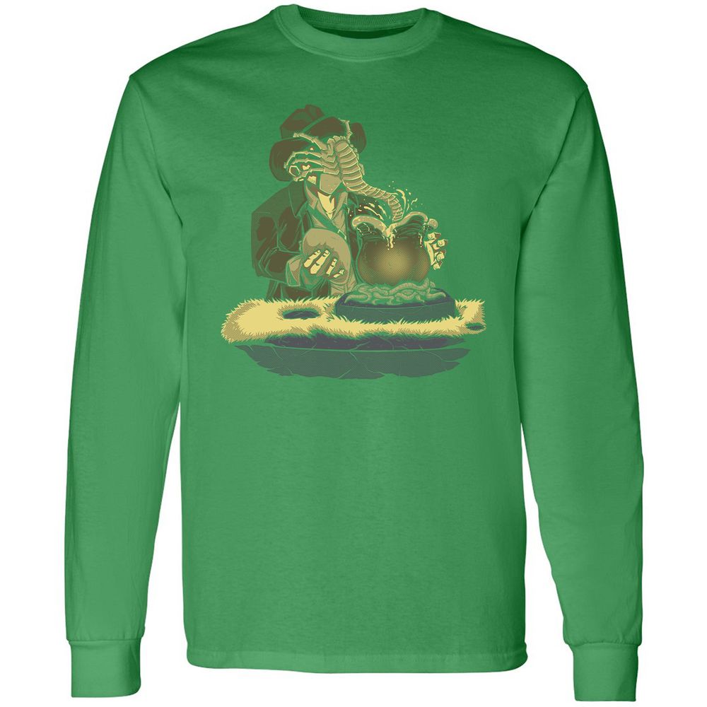 Long Sleeve T-Shirt - 3T9ENYA4 - Irish Green - 10