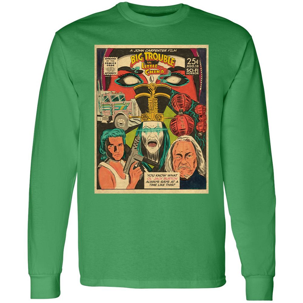 Long Sleeve T-Shirt - MDCLPNKG - Irish Green - 10
