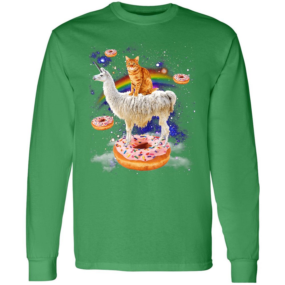 Long Sleeve T-Shirt - 87Y31KSB - Irish Green - 10