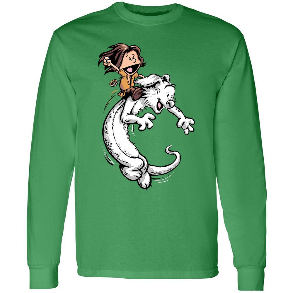 Long Sleeve T-Shirt - VL8L6VUH - Irish Green - 10