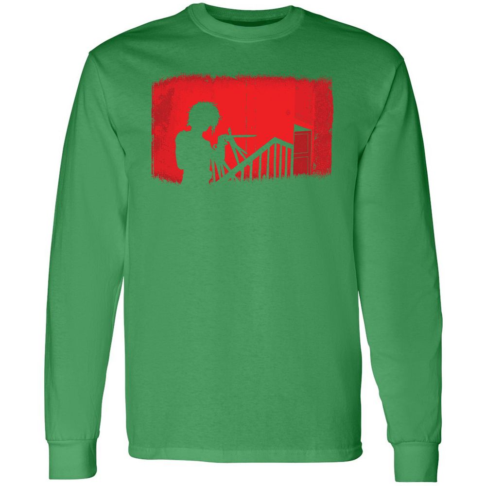 Long Sleeve T-Shirt - EERSAJDF - Irish Green - 10