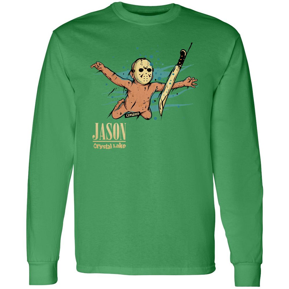 Long Sleeve T-Shirt - CMT4MNK8 - Irish Green - 10