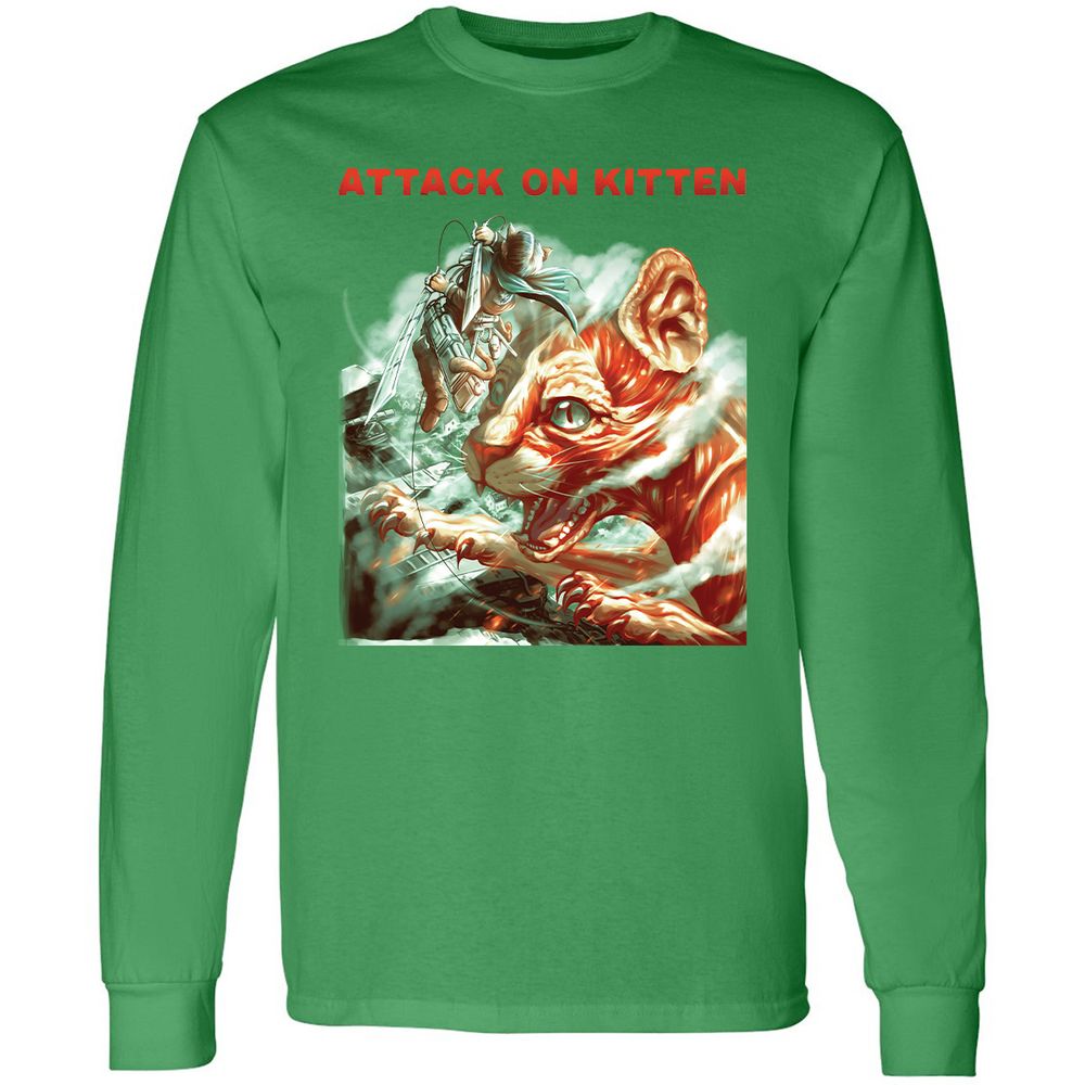 Long Sleeve T-Shirt - RUHAV6WC - Irish Green - 10
