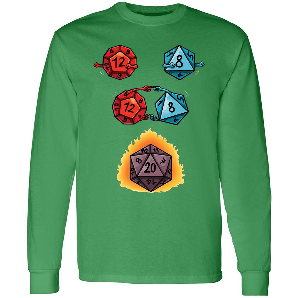 Long Sleeve T-Shirt - YUVQ2WWD - Irish Green - 10