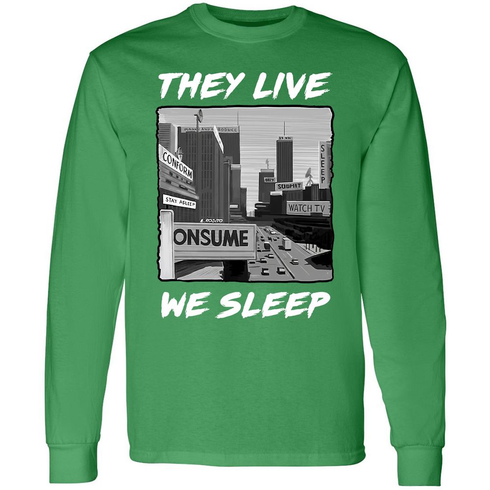Long Sleeve T-Shirt - NJ45MVPN - Irish Green - 10