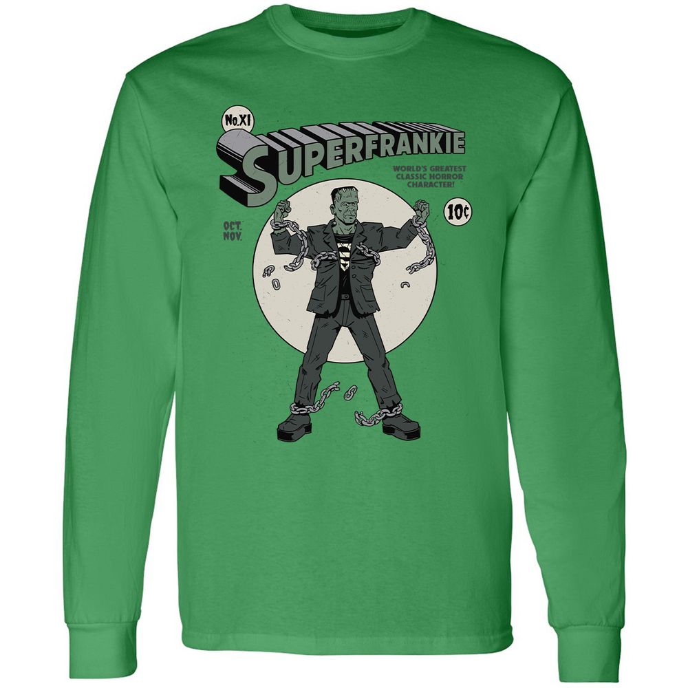 Long Sleeve T-Shirt - 5MGMD9V2 - Irish Green - 10