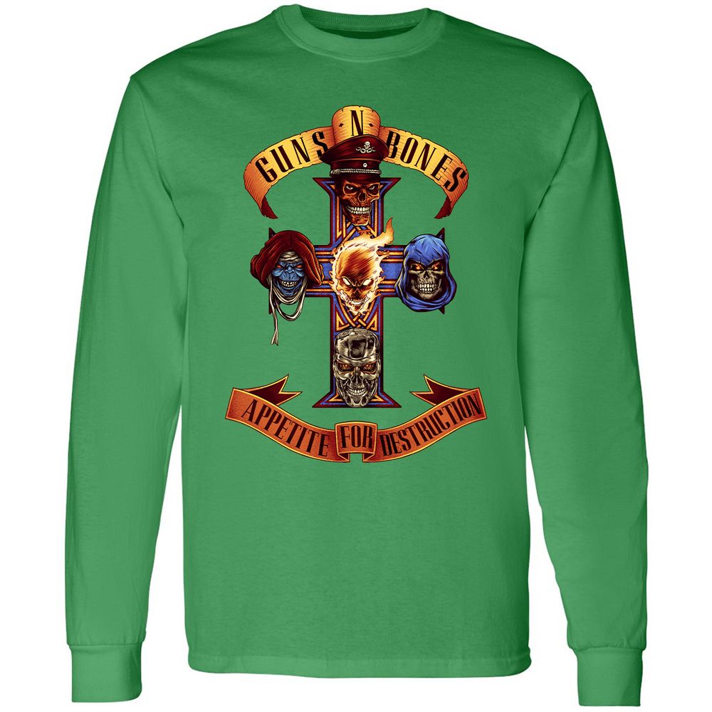 Long Sleeve T-Shirt - ZNNFA47D - Irish Green - 10