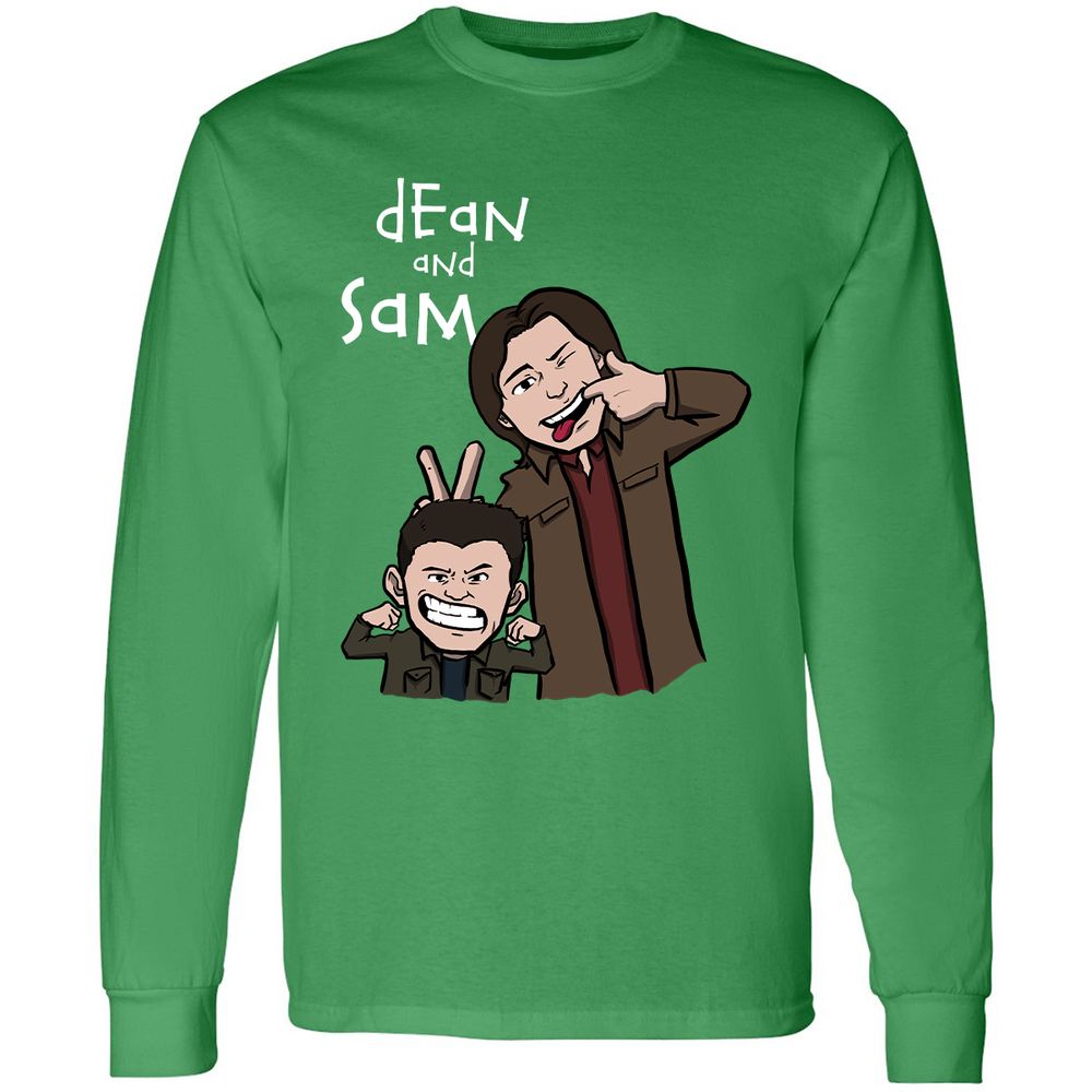 Long Sleeve T-Shirt - MSMKGQPZ - Irish Green - 10