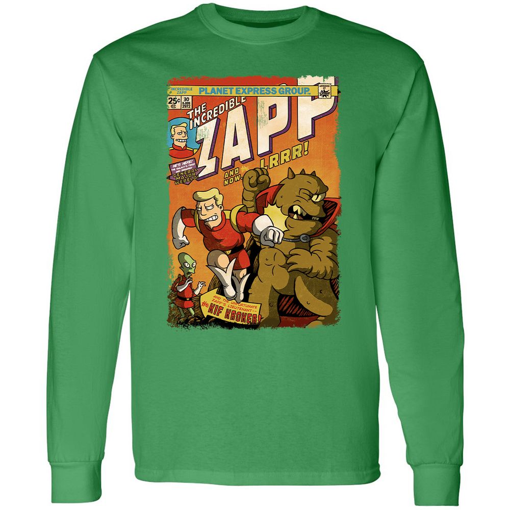 Long Sleeve T-Shirt - YUZULA7R - Irish Green - 10