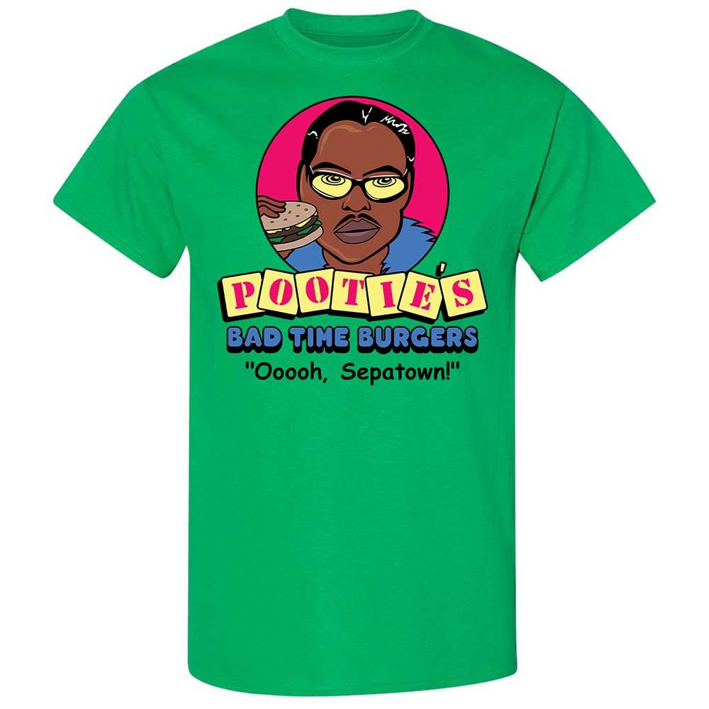 Pootie's Bad Time Burgers - Irish Green - 10