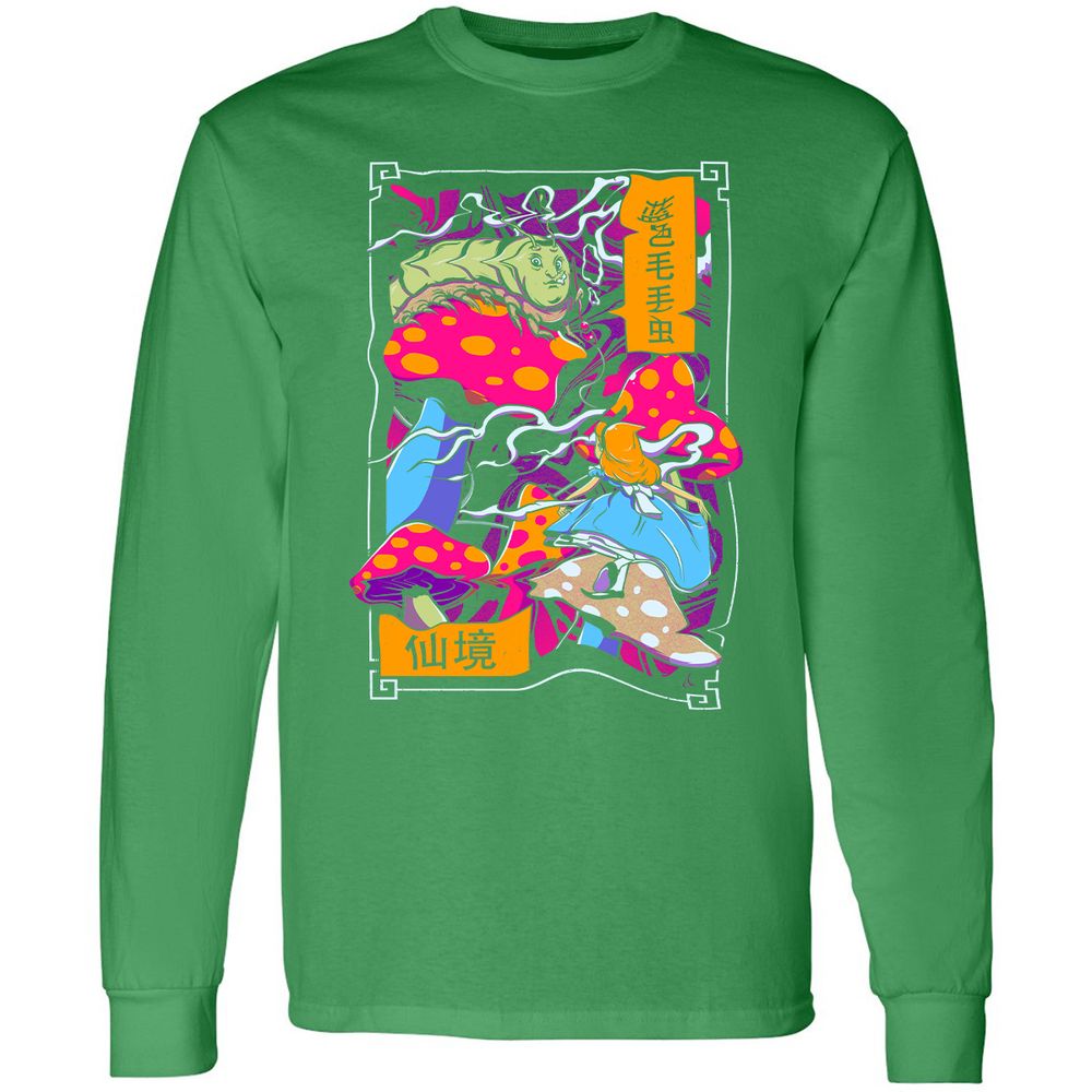 Long Sleeve T-Shirt - 1KL7CRSR - Irish Green - 10