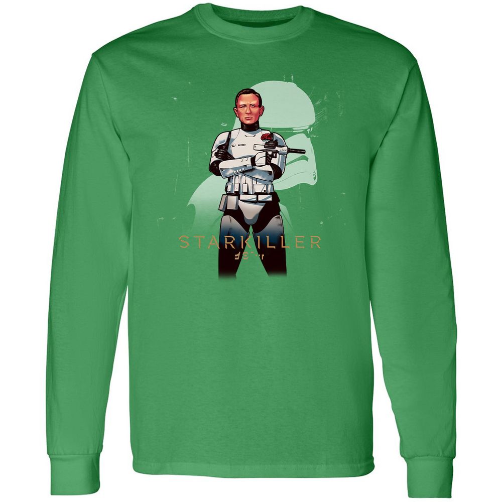 Long Sleeve T-Shirt - HF5DWHKP - Irish Green - 10