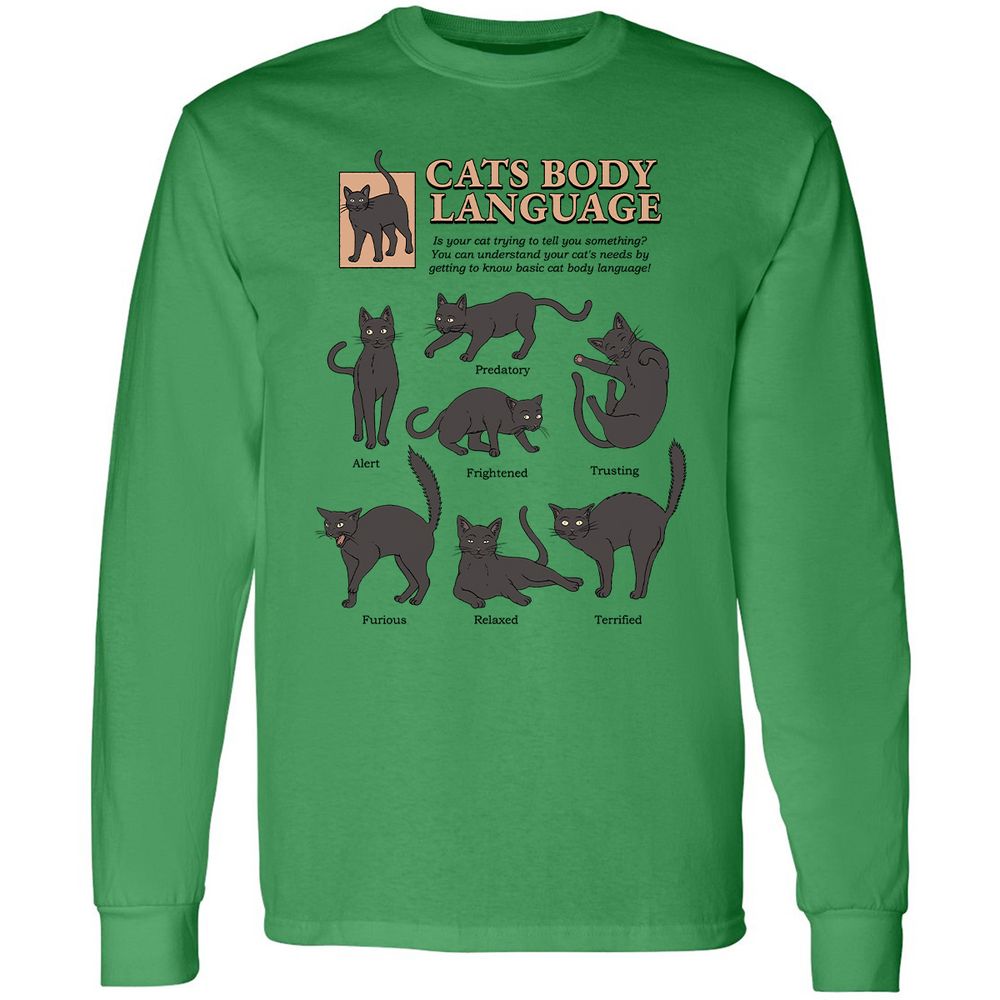 Long Sleeve T-Shirt - WLM4MV9J - Irish Green - 10