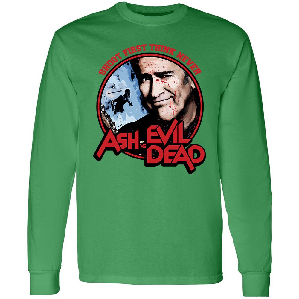 Long Sleeve T-Shirt - LFHJND7F - Irish Green - 10