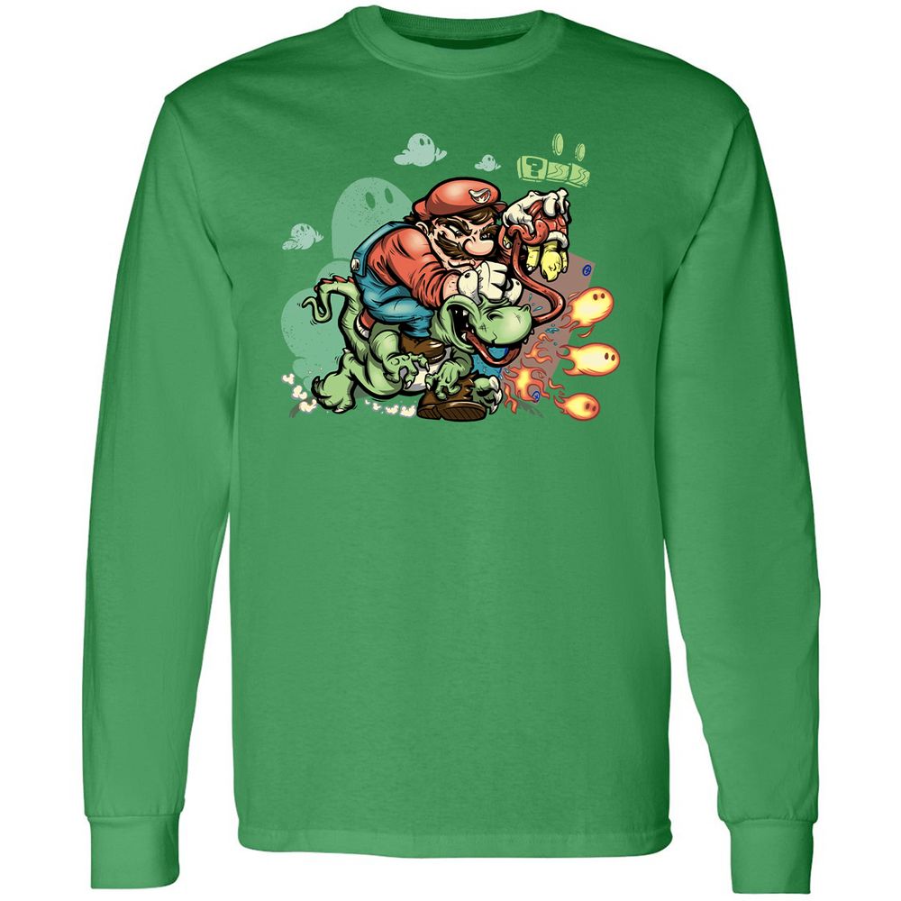 Long Sleeve T-Shirt - NMCTZXHH - Irish Green - 10