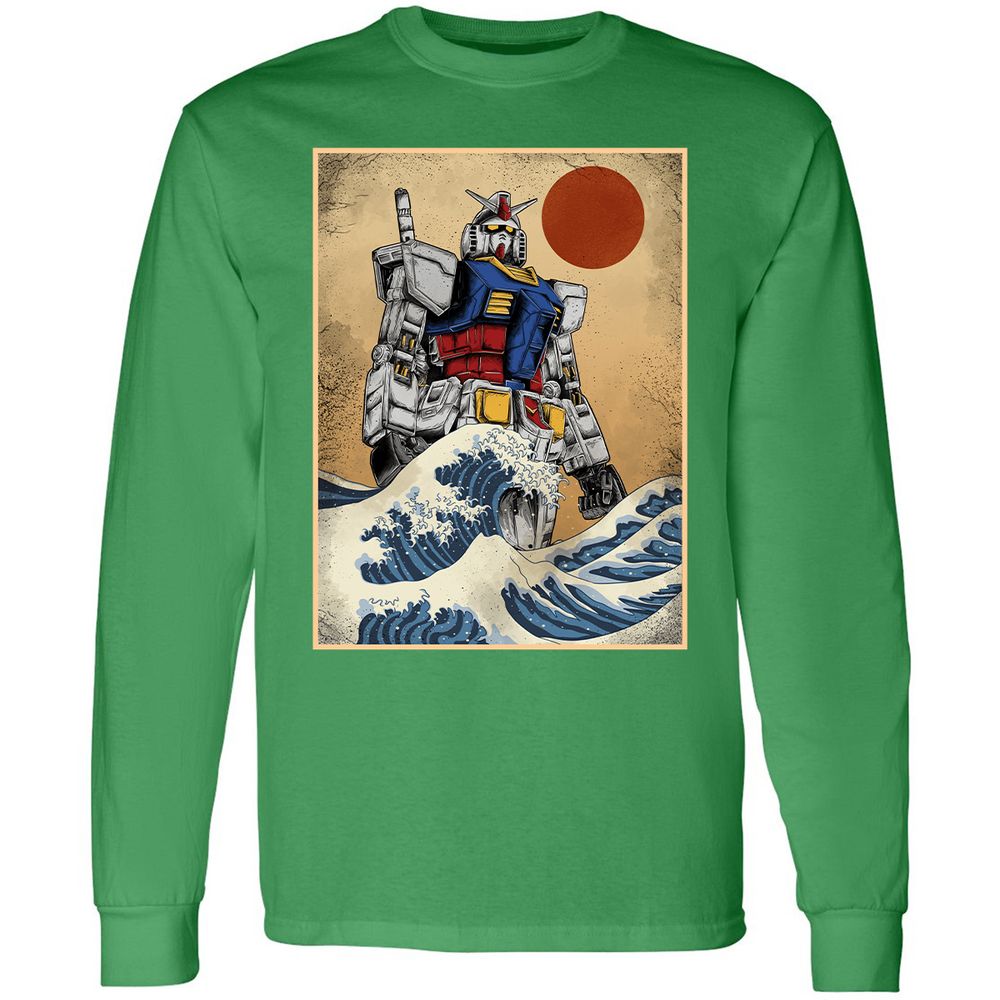 Long Sleeve T-Shirt - J8VQAEL5 - Irish Green - 10