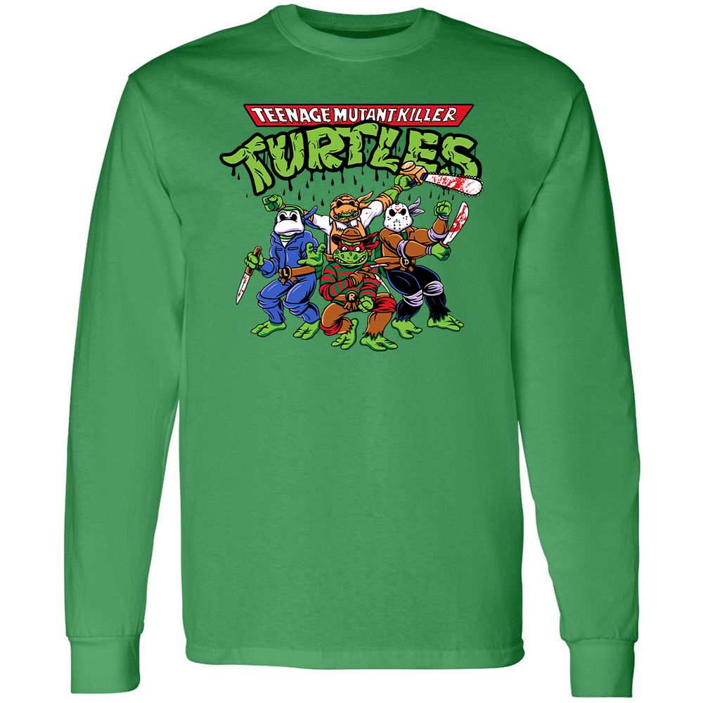 Long Sleeve T-Shirt - Y2Q8ZE8C - Irish Green - 10