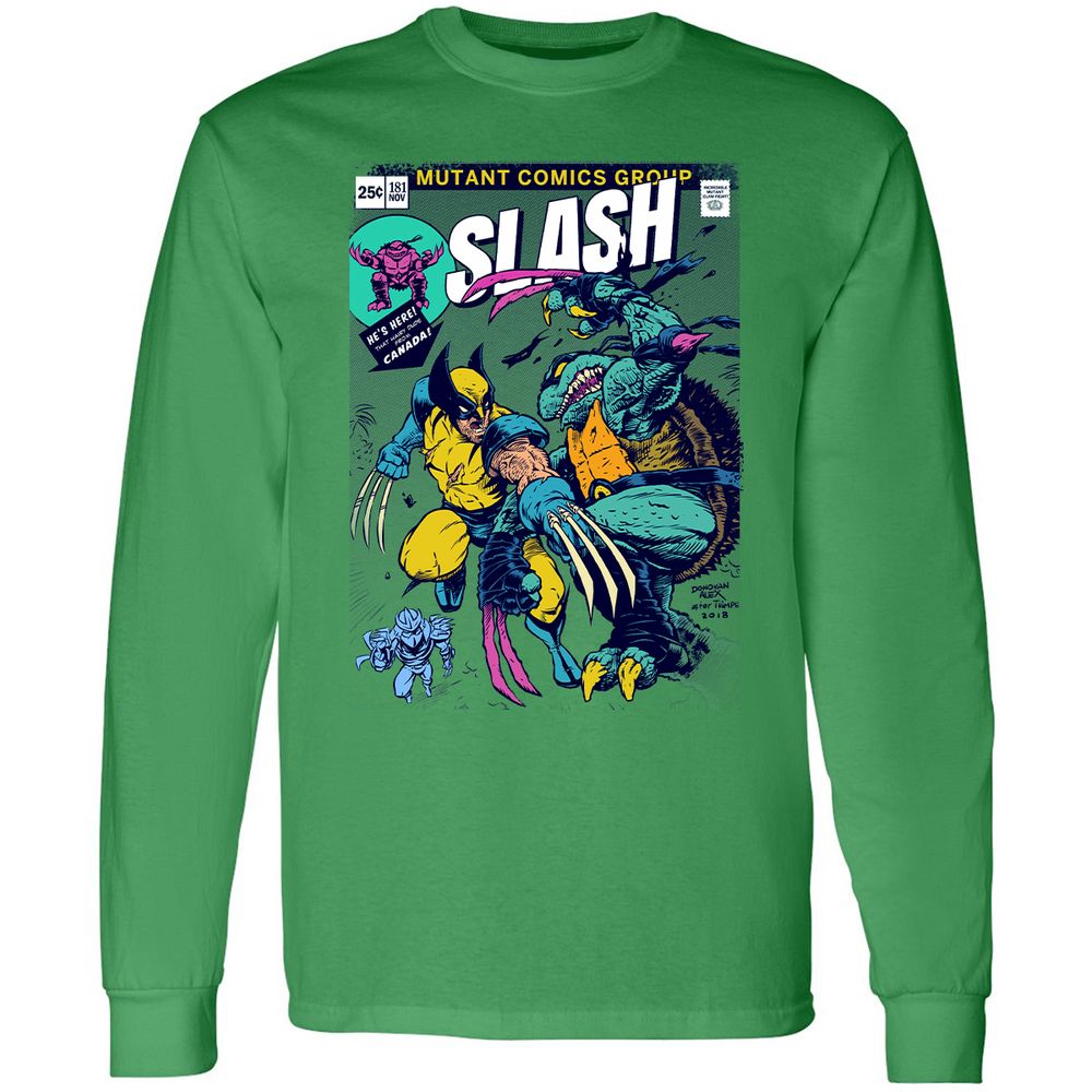 Long Sleeve T-Shirt - 43VRKSCS - Irish Green - 10