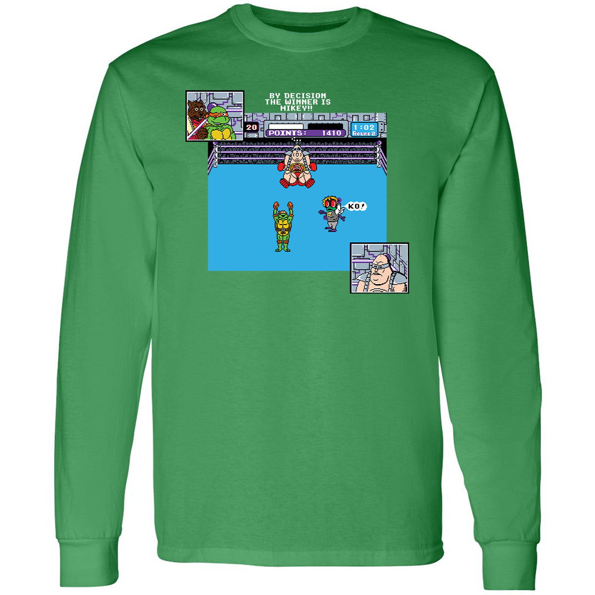 Long Sleeve T-Shirt - NWL6K7VX - Irish Green - 10
