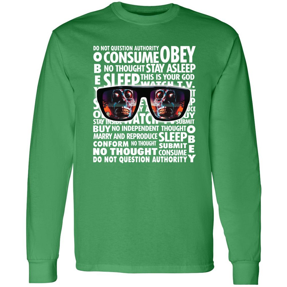 Long Sleeve T-Shirt - WJKSYSF4 - Irish Green - 10