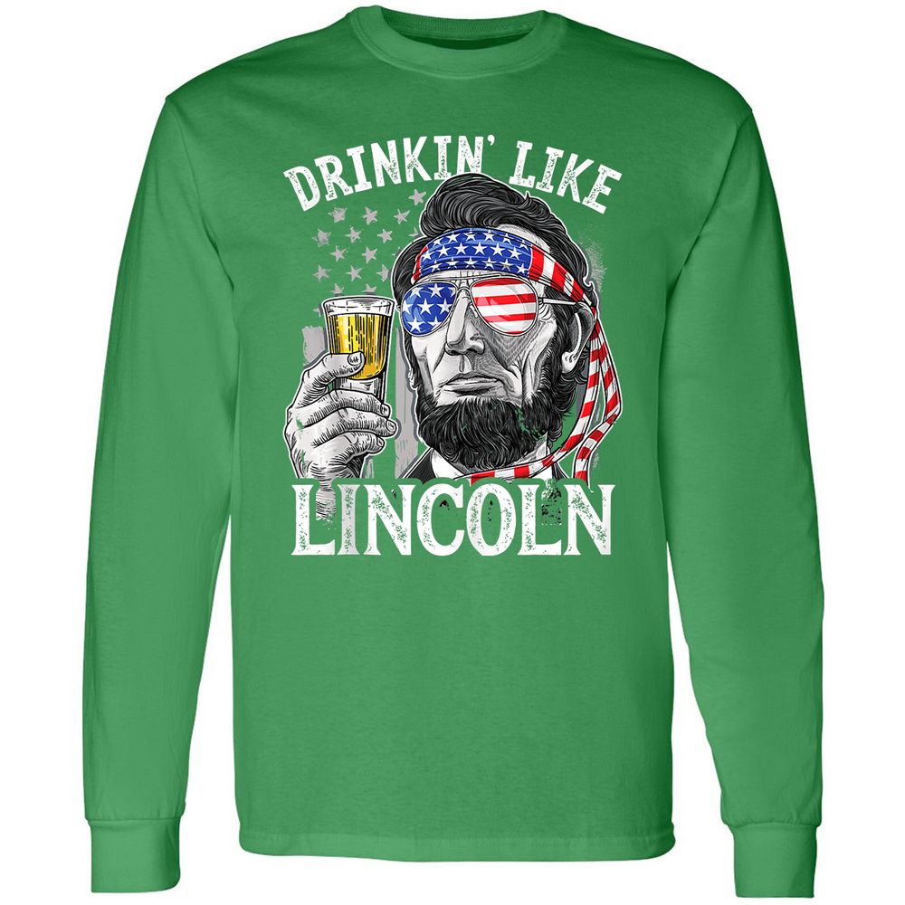 Long Sleeve T-Shirt - FY5DWR2U - Irish Green - 10