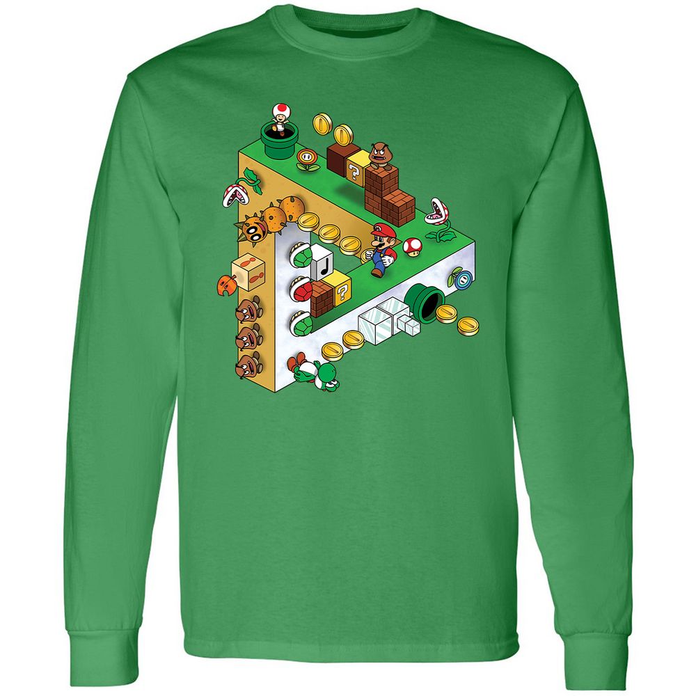 Long Sleeve T-Shirt - 5QC3UQ9H - Irish Green - 10