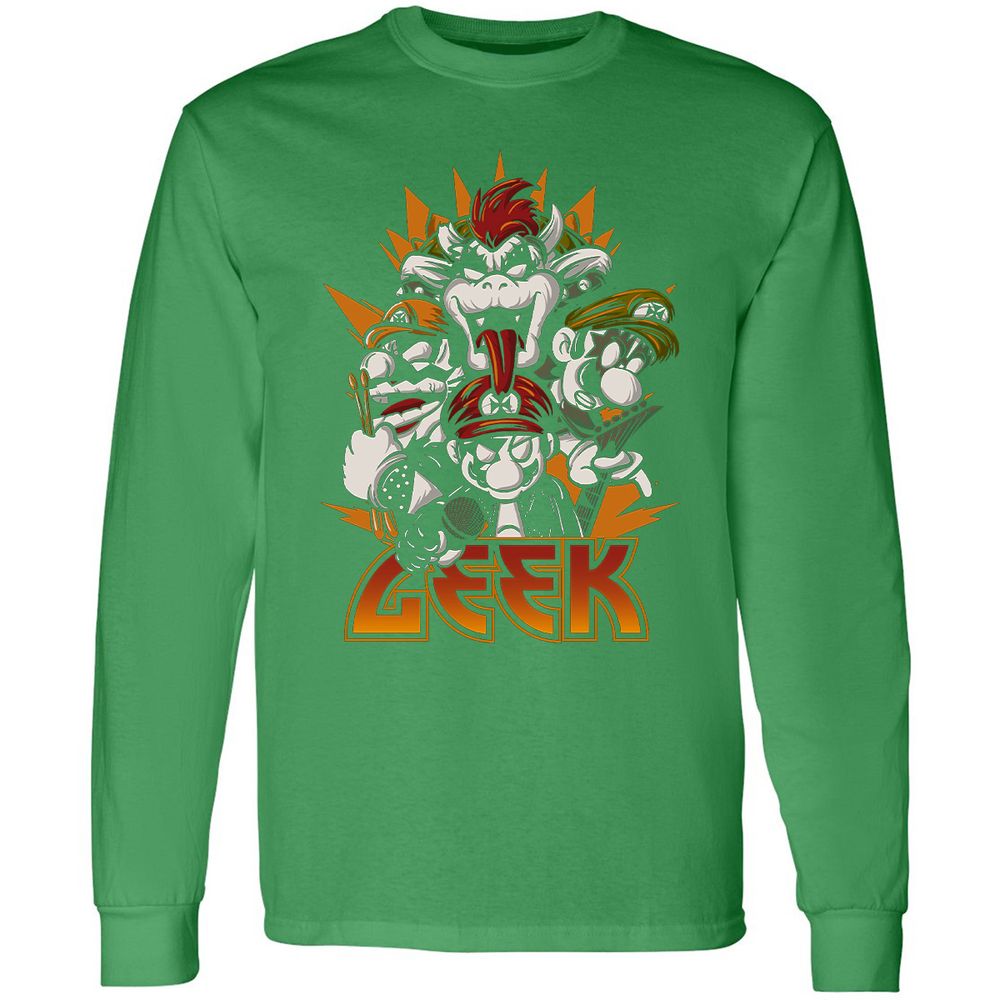 Long Sleeve T-Shirt - URPDFQ9F - Irish Green - 10