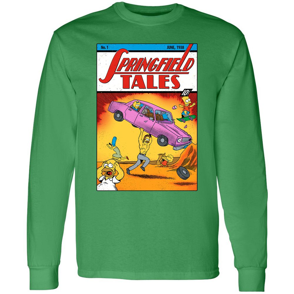 Long Sleeve T-Shirt - 9NH8ACWQ - Irish Green - 10