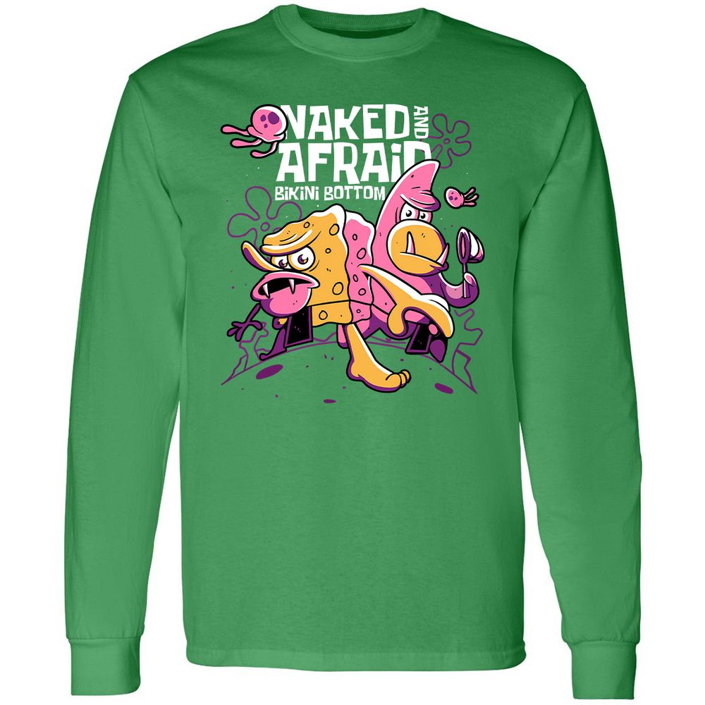 Long Sleeve T-Shirt - M2E8XS5R - Irish Green - 10