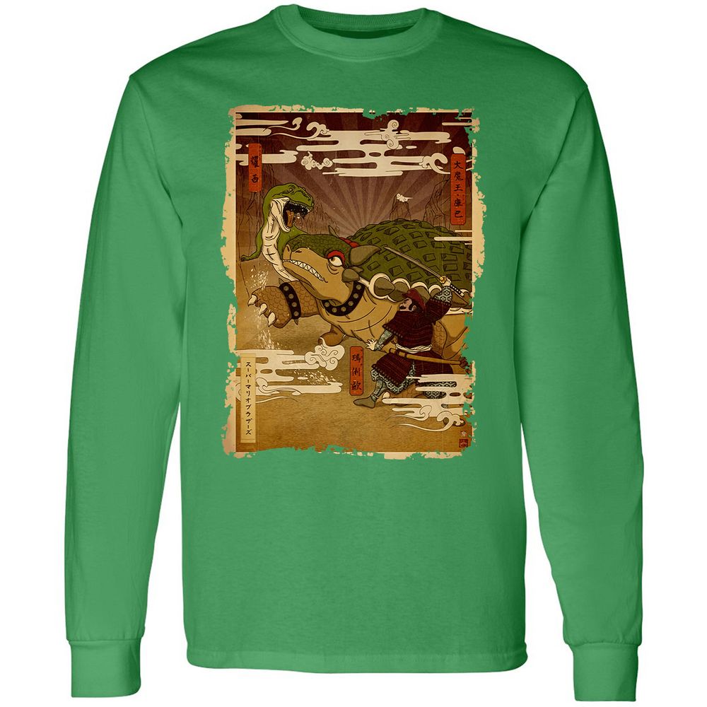 Long Sleeve T-Shirt - YGZP9CC4 - Irish Green - 10