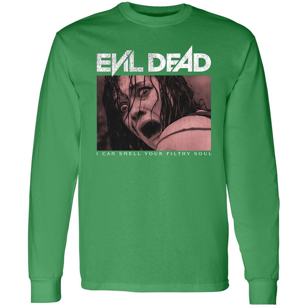 Long Sleeve T-Shirt - Black - Irish Green - 10