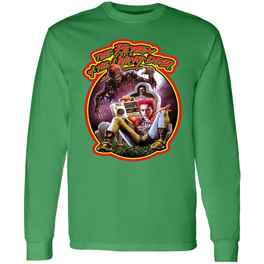 Long Sleeve T-Shirt - Q6SLMM2L - Irish Green - 10