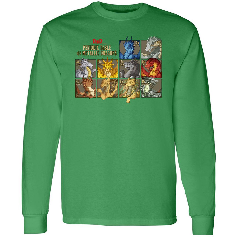 Long Sleeve T-Shirt - CJD79F3Z - Irish Green - 10