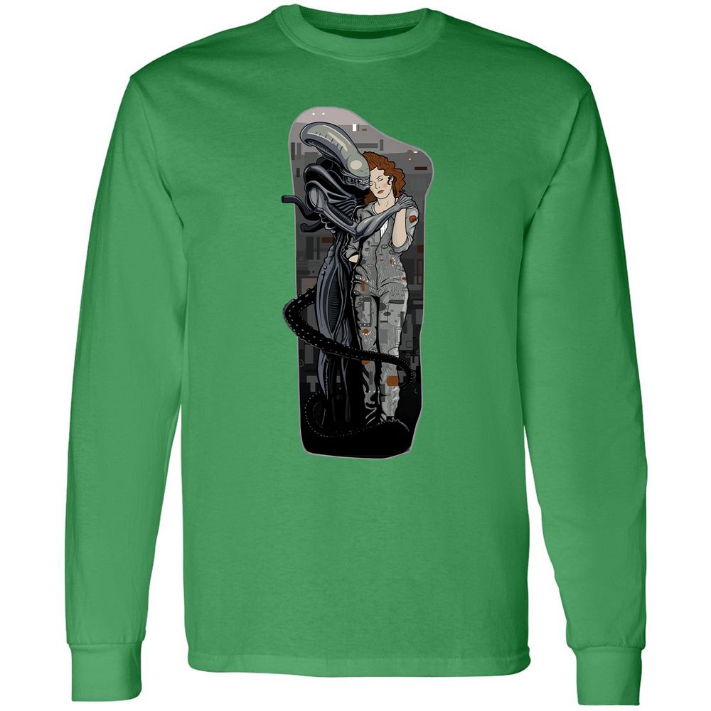 Long Sleeve T-Shirt - BSTDP7CD - Irish Green - 10