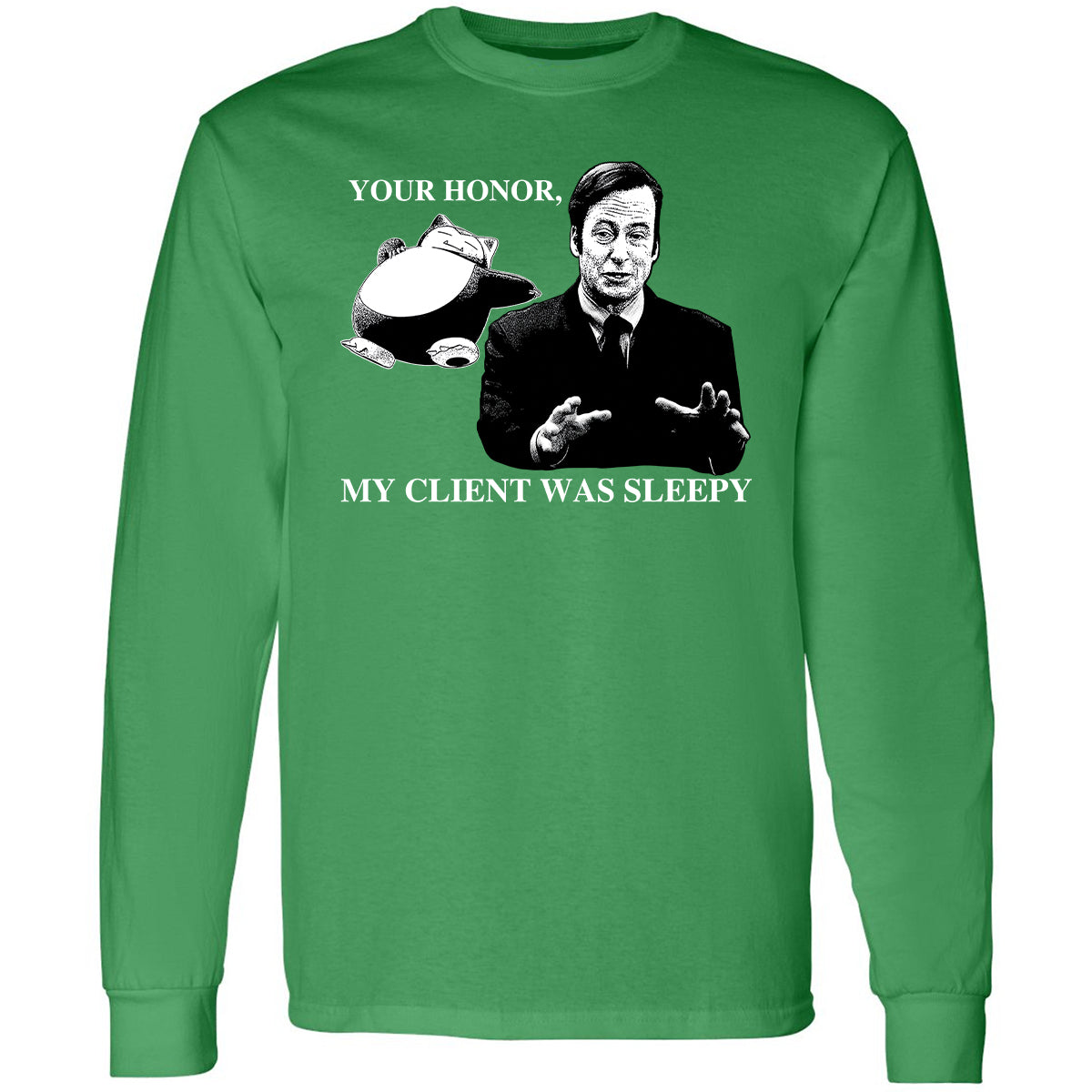 Long Sleeve T-Shirt - Z76VYP2R - Irish Green - 10