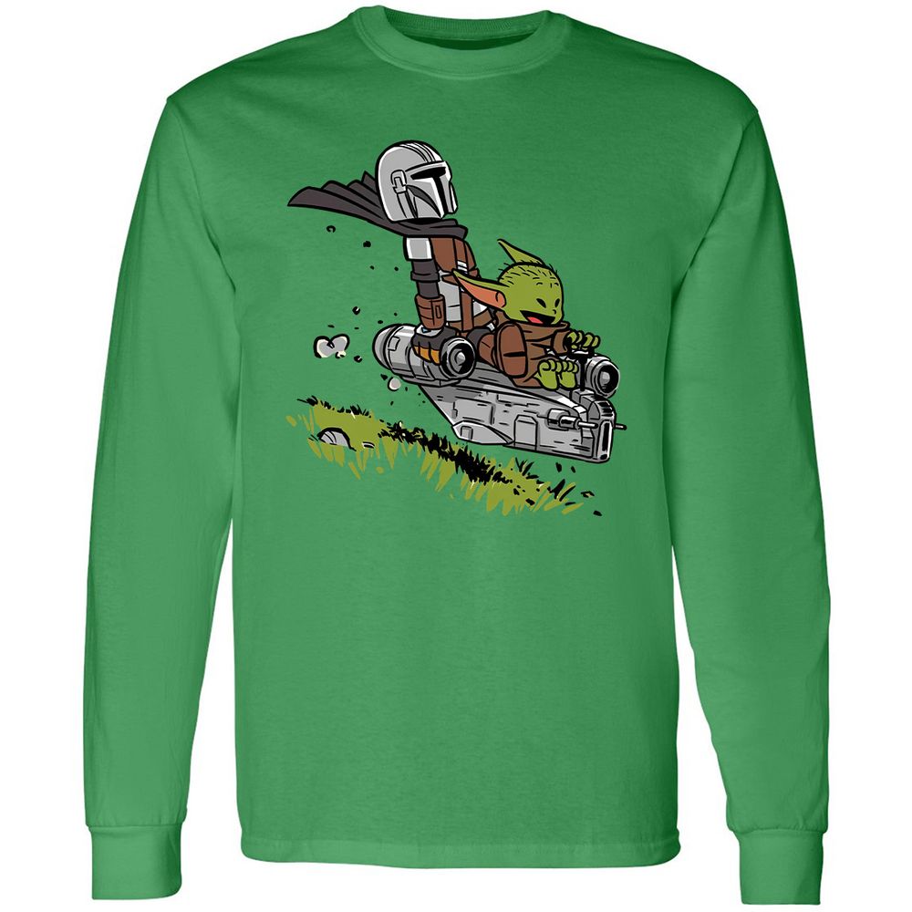 Long Sleeve T-Shirt - Y884Q4UT - Irish Green - 10