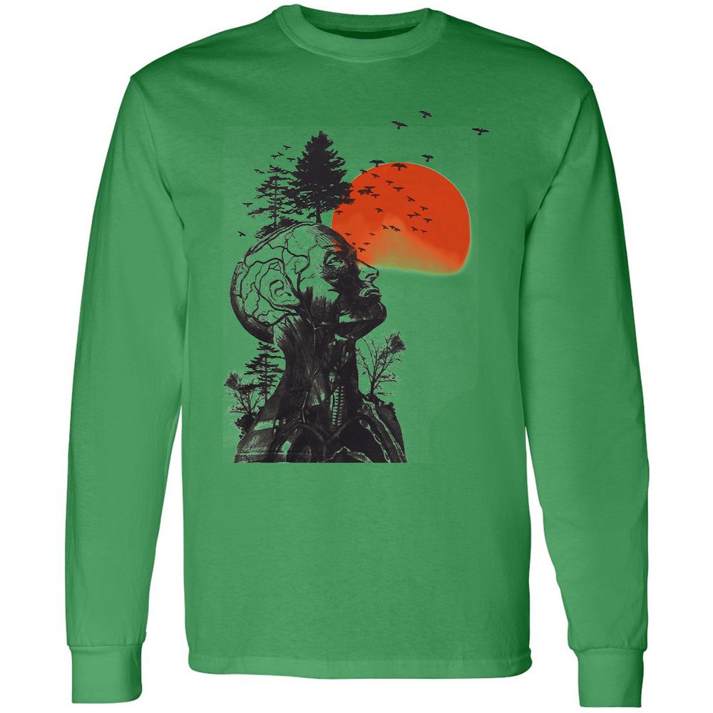 Long Sleeve T-Shirt - AY1LBZCS - Irish Green - 10