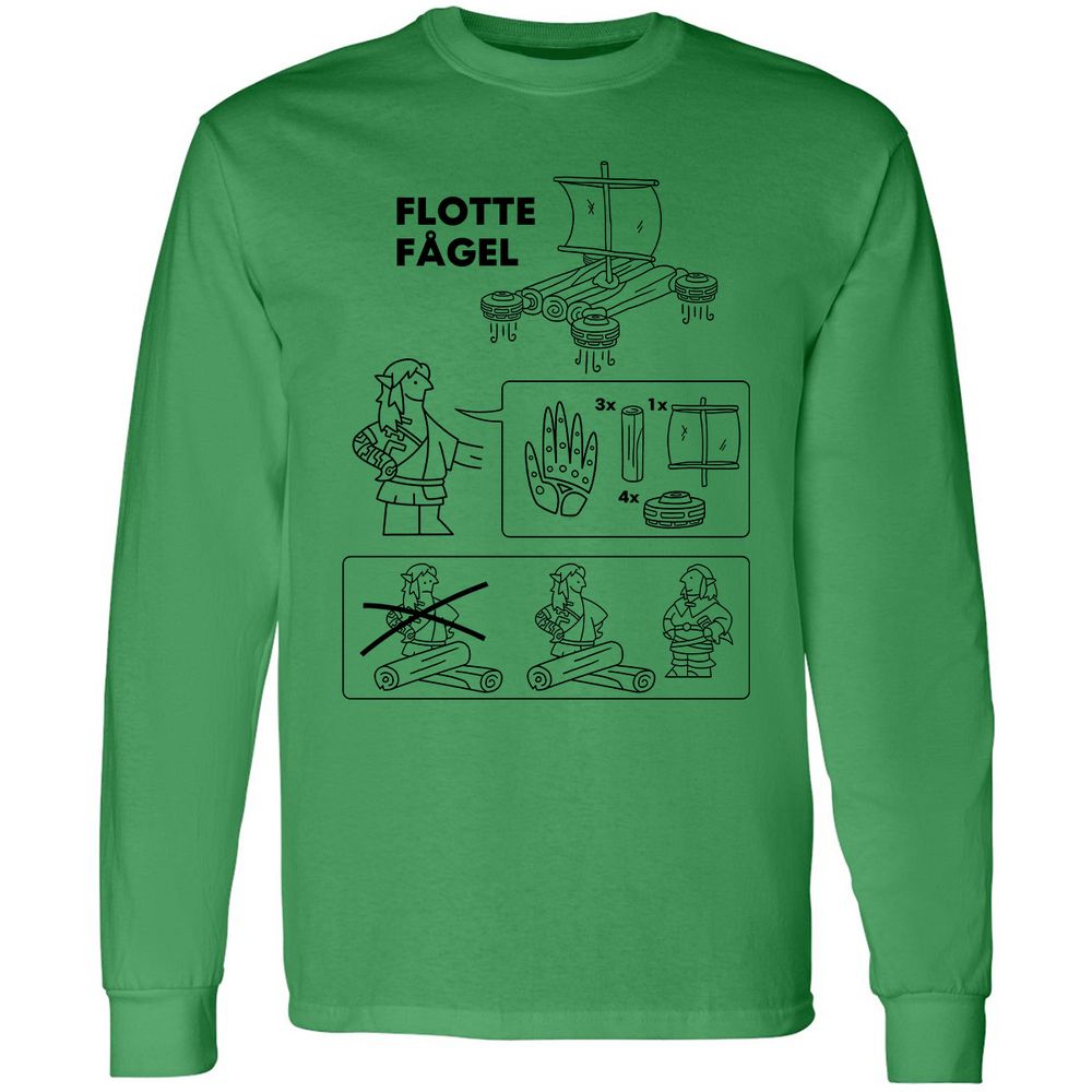 Long Sleeve T-Shirt - GYDLKMRZ - Irish Green - 10