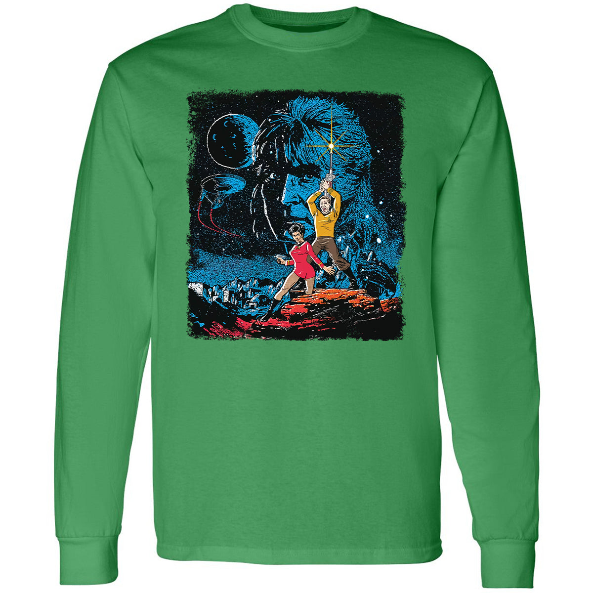 Long Sleeve T-Shirt - 3GBBXZ9V - Irish Green - 10