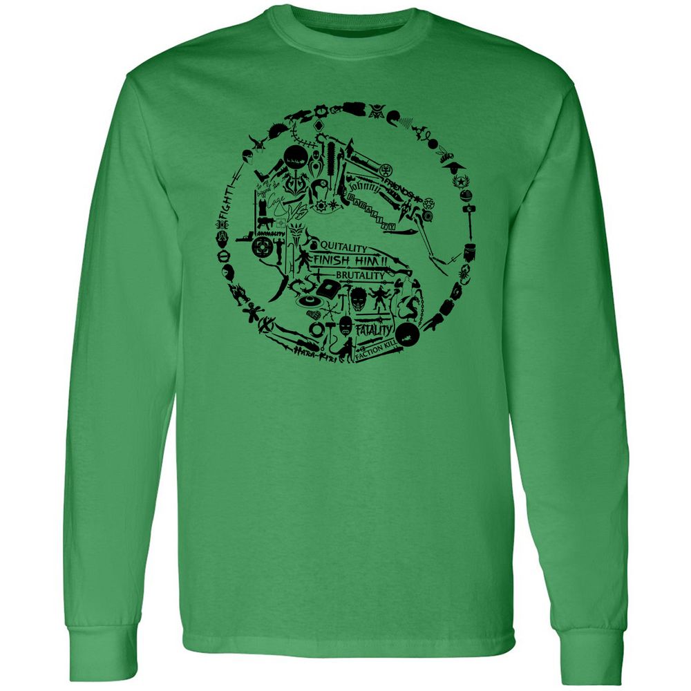 Long Sleeve T-Shirt - 7K4YQV4T - Irish Green - 10