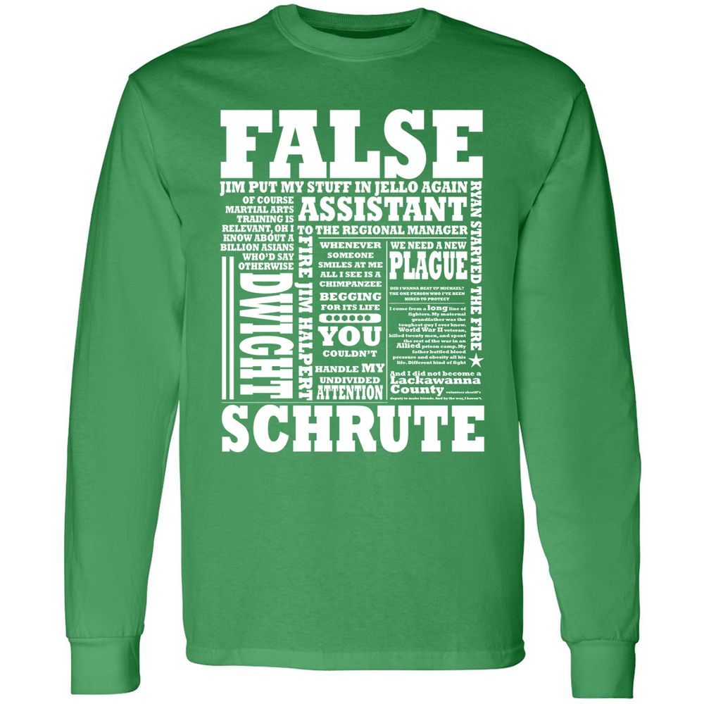 Long Sleeve T-Shirt - R5XZXAWQ - Irish Green - 10