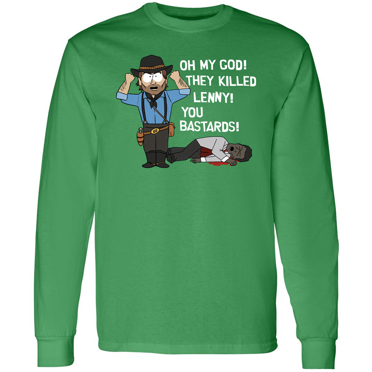 Long Sleeve T-Shirt - JJHRPBCZ - Irish Green - 10