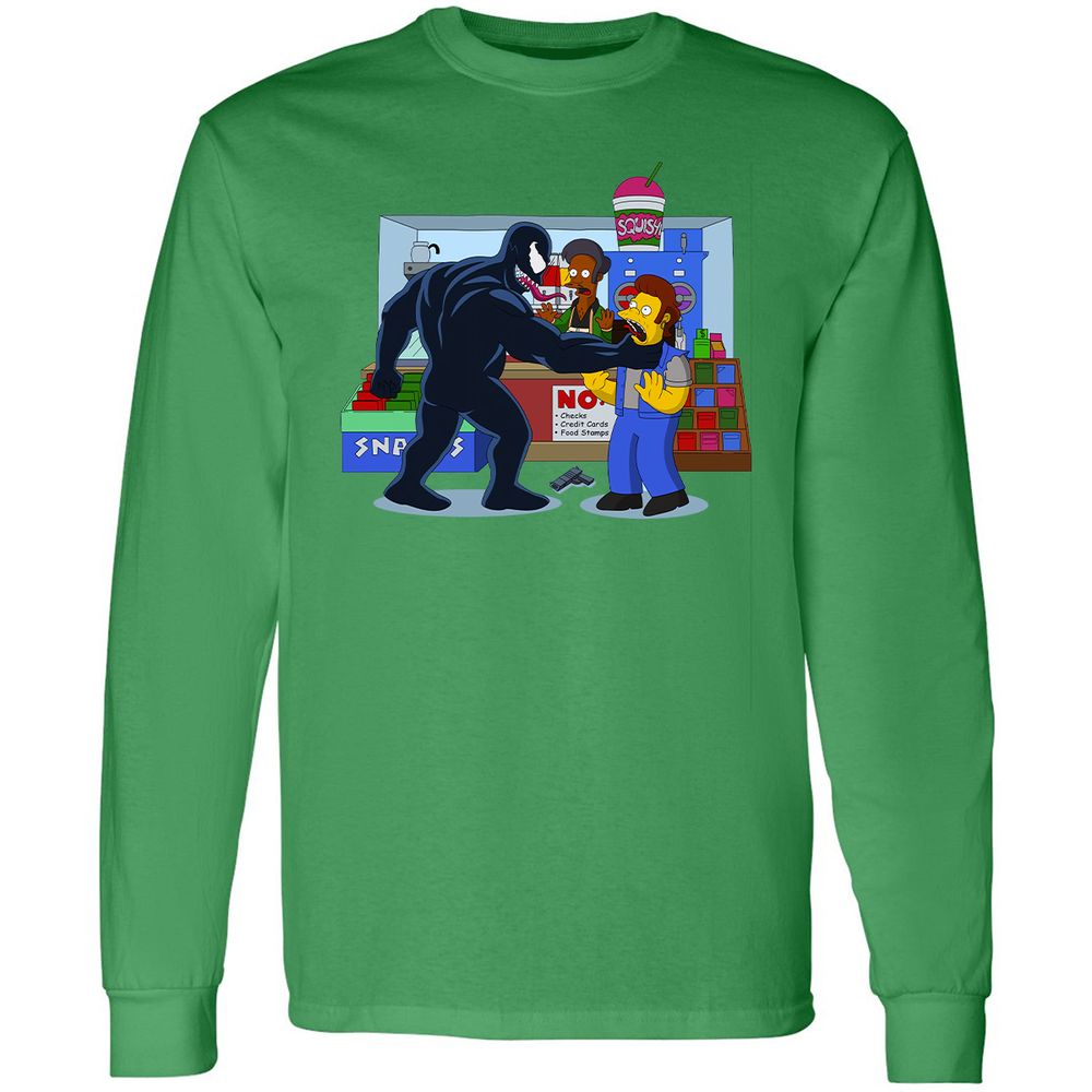 Long Sleeve T-Shirt - BZ5P6JXE - Irish Green - 10