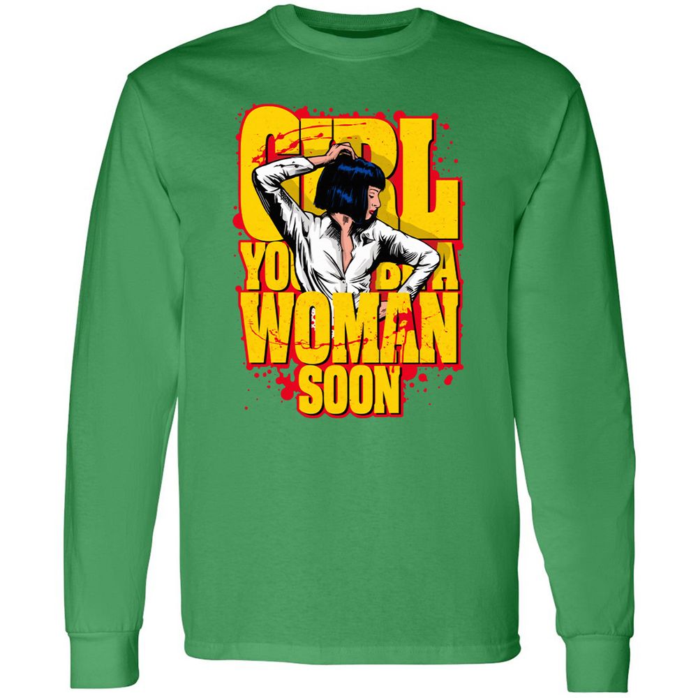 Long Sleeve T-Shirt - W85QLM6E - Irish Green - 10